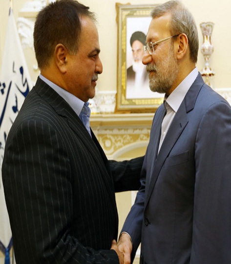 دیدار نوروزی مدیرعامل بانک ملت با رییس مجلس شورای اسلامی