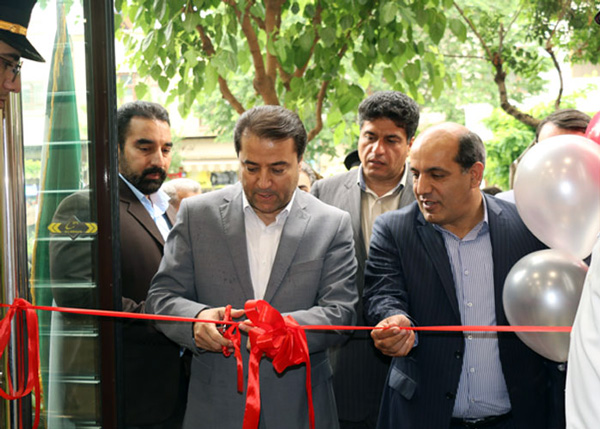 افتتاح ساختمان جدید شعبه ناصرخسرو بانک ملت در تهران